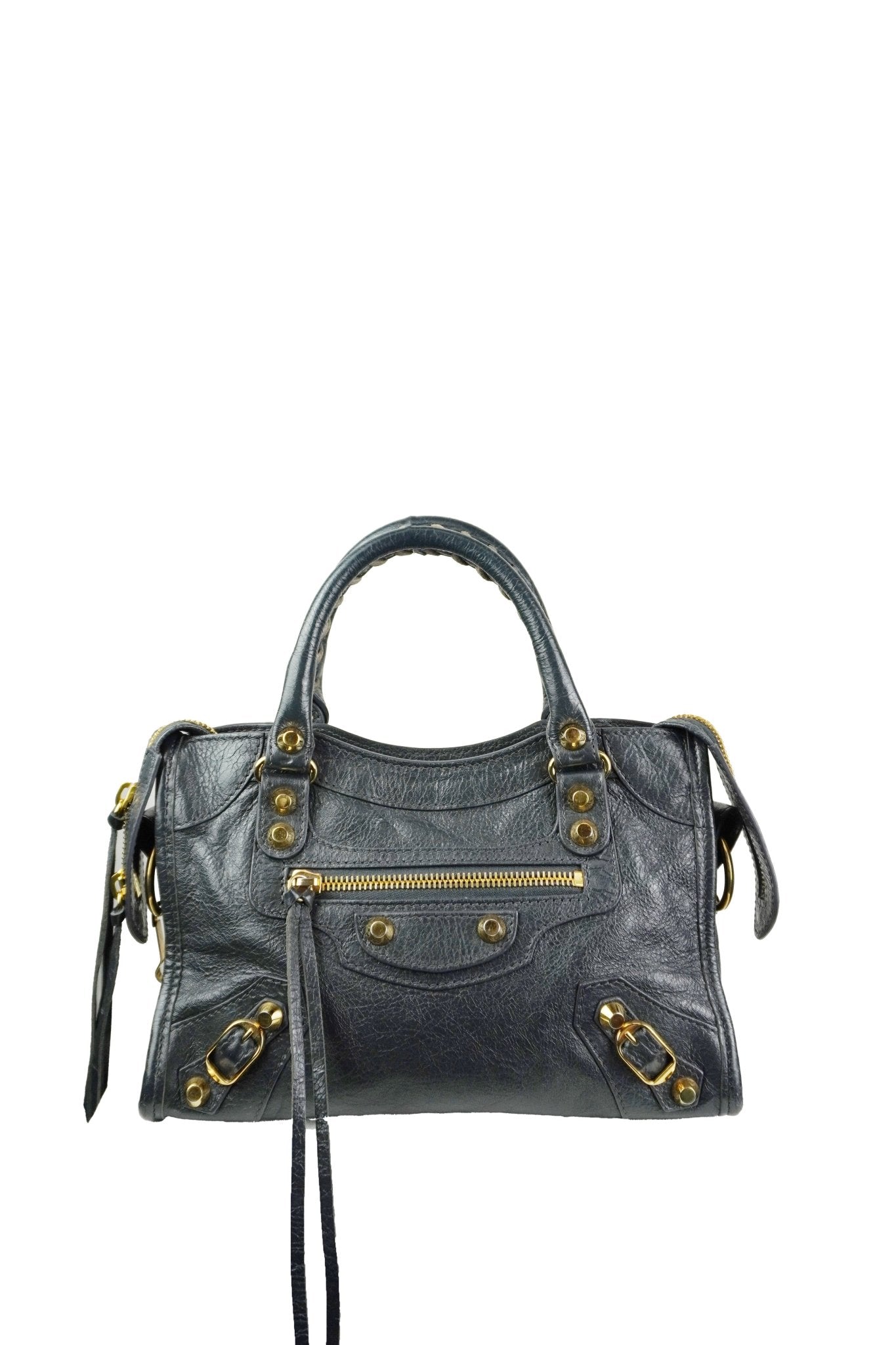 Balenciaga F/W 2016 Mini City Bag - Jade Vintage