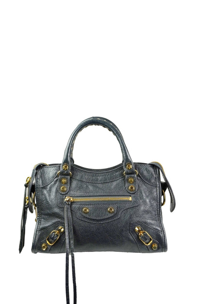 Balenciaga F/W 2016 Mini City Bag - Jade Vintage