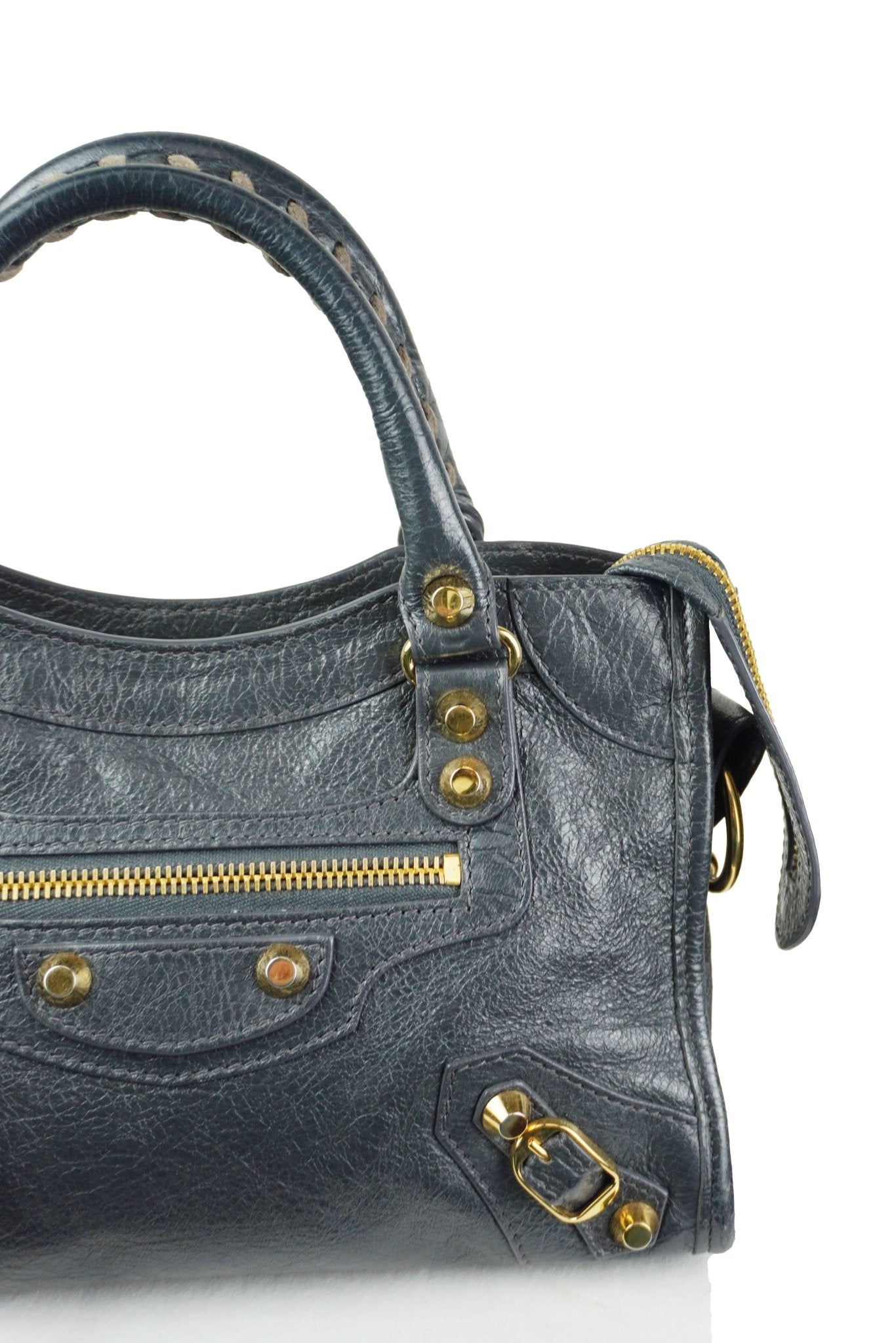 Balenciaga F/W 2016 Mini City Bag - Jade Vintage