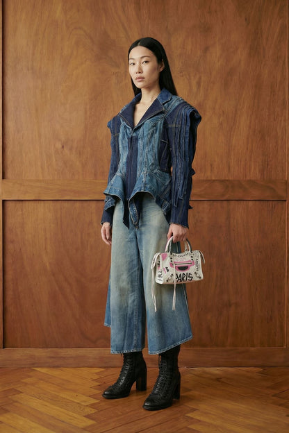 Balenciaga Mini Graffiti City Bag - Jade Vintage