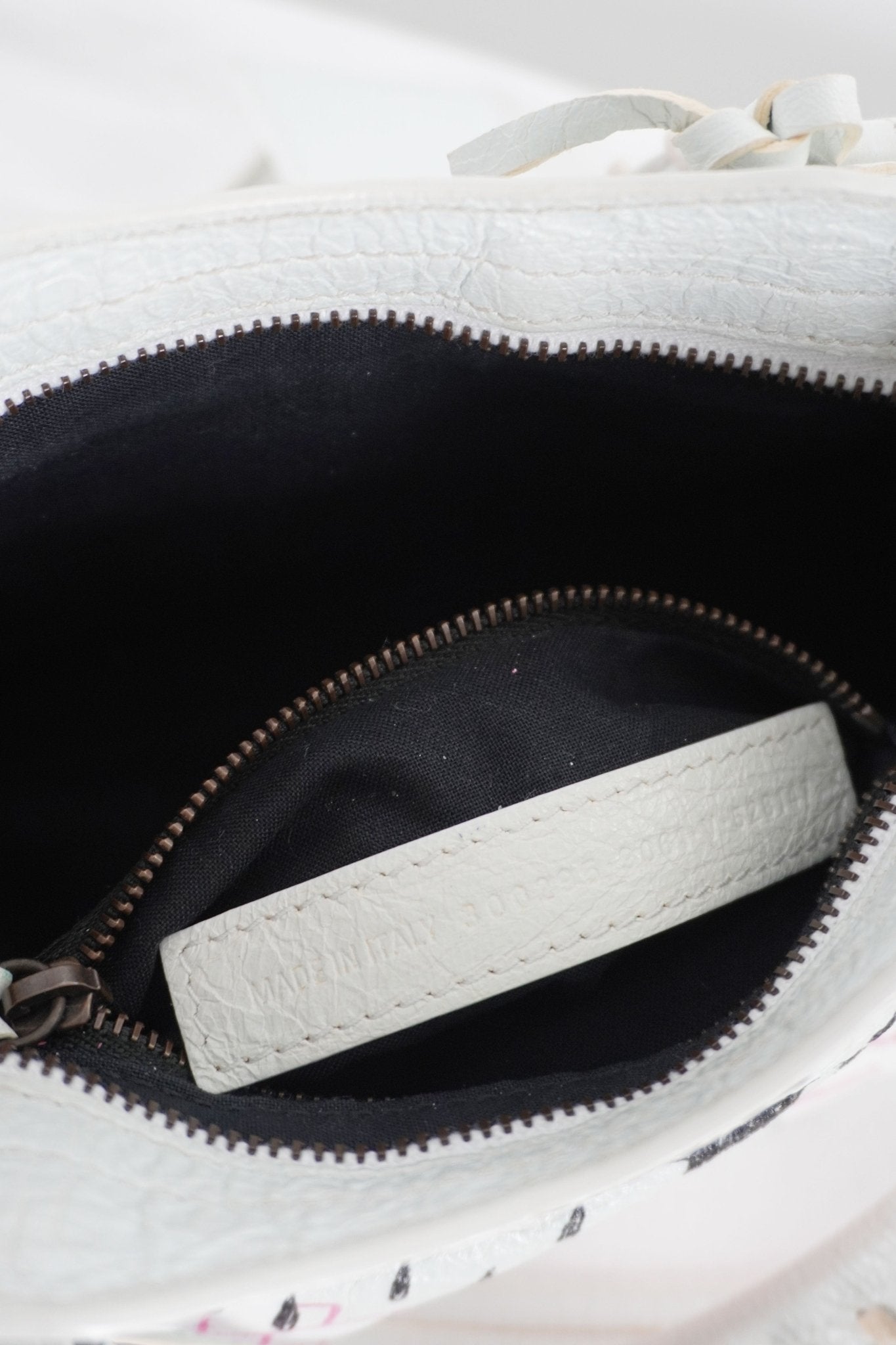 Balenciaga Mini Graffiti City Bag - Jade Vintage