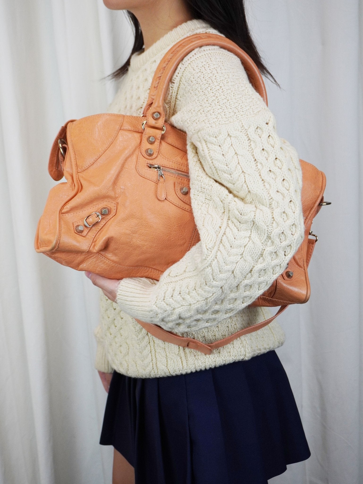 BALENCIAGA バッグ Balenciaga Part Time Bag Rose Blush – Jade Vintage