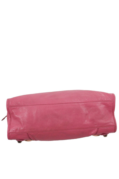 Balenciaga Pink Medium City Bag Gold Giant 21 Gold Hardware - Jade Vintage