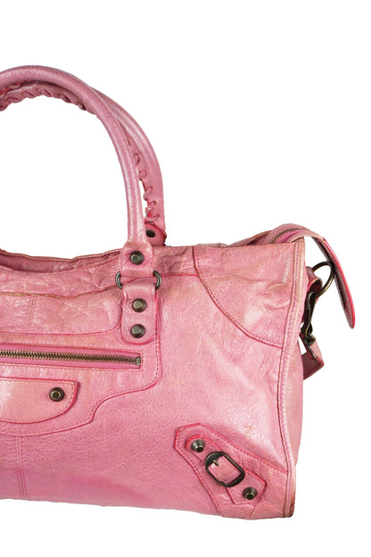 Balenciaga S/S 2013 Part Time Bag Rose Bonbon - Jade Vintage