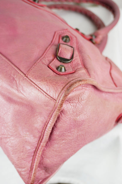 Balenciaga S/S 2013 Part Time Bag Rose Bonbon - Jade Vintage