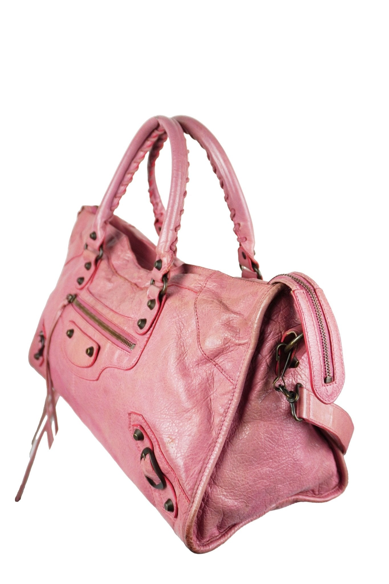 Balenciaga S/S 2013 Part Time Bag Rose Bonbon - Jade Vintage