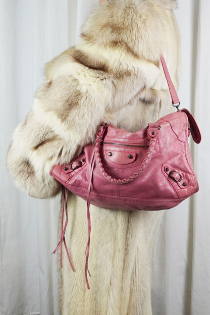 Balenciaga S/S 2013 Part Time Bag Rose Bonbon - Jade Vintage