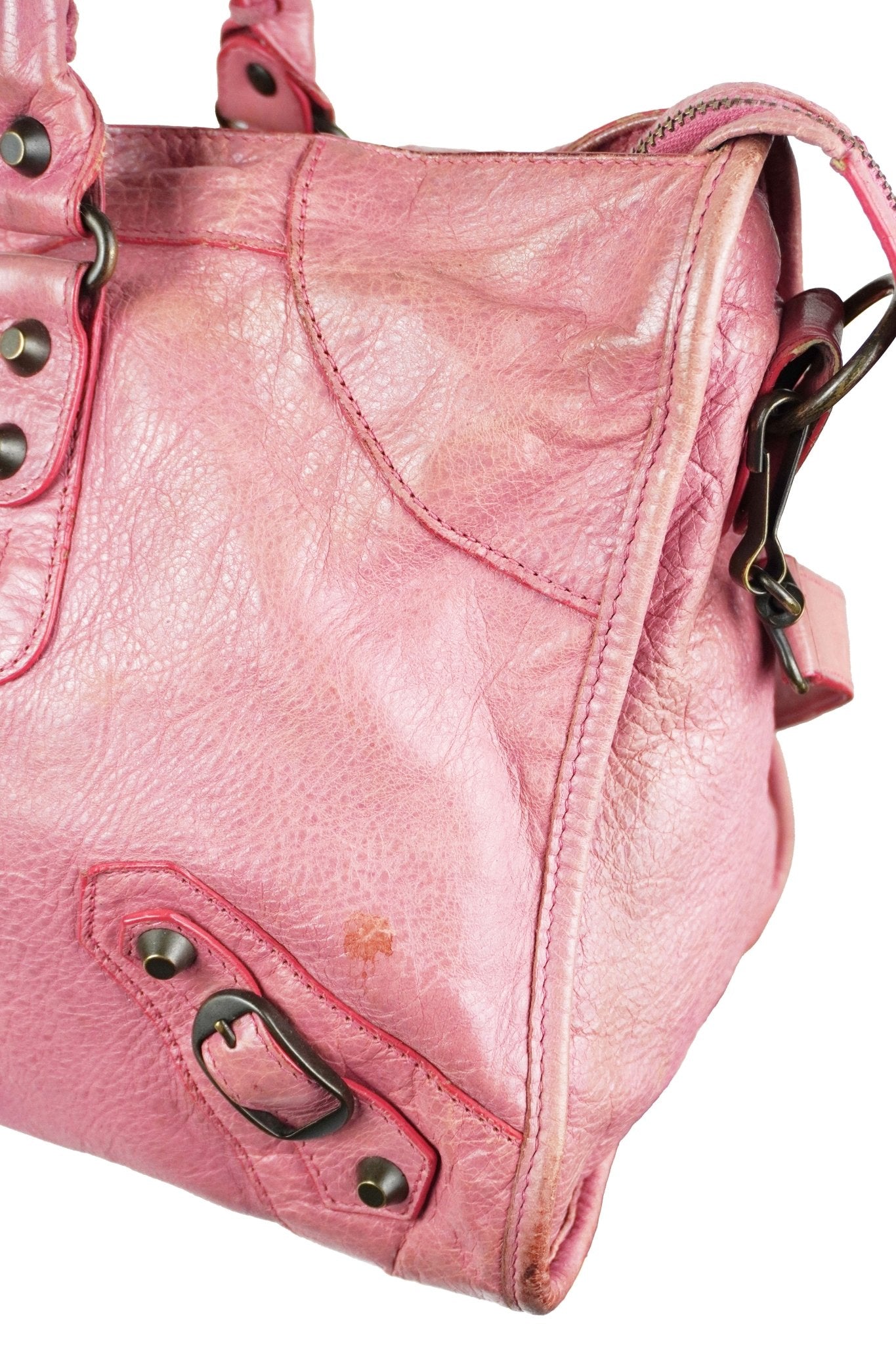 Balenciaga S/S 2013 Part Time Bag Rose Bonbon - Jade Vintage