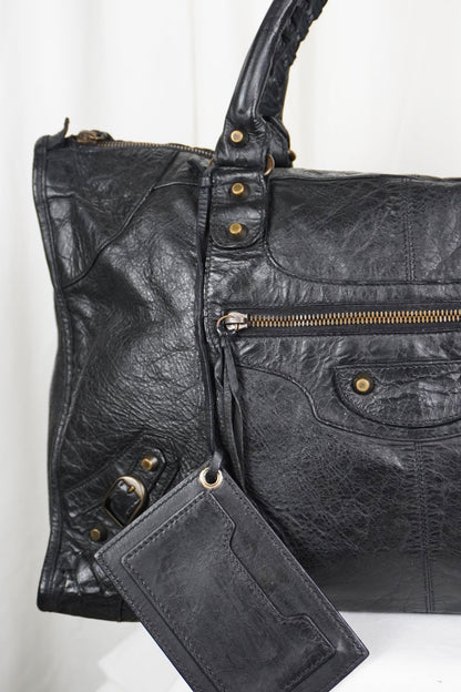Balenciaga Work Tote - Jade Vintage