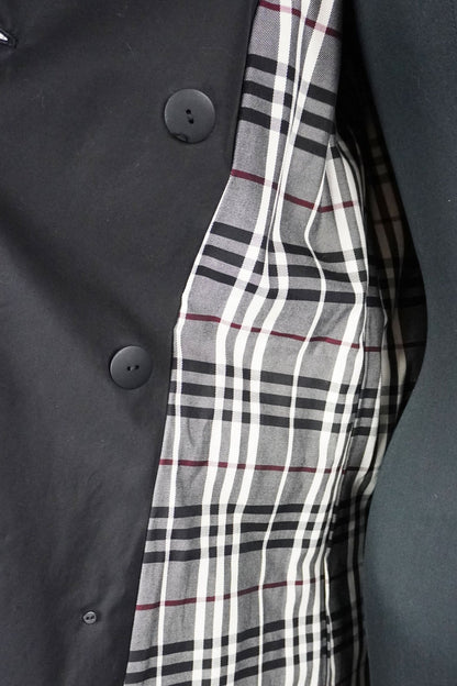 Burberry Black Trench Coat / 38 - Jade Vintage