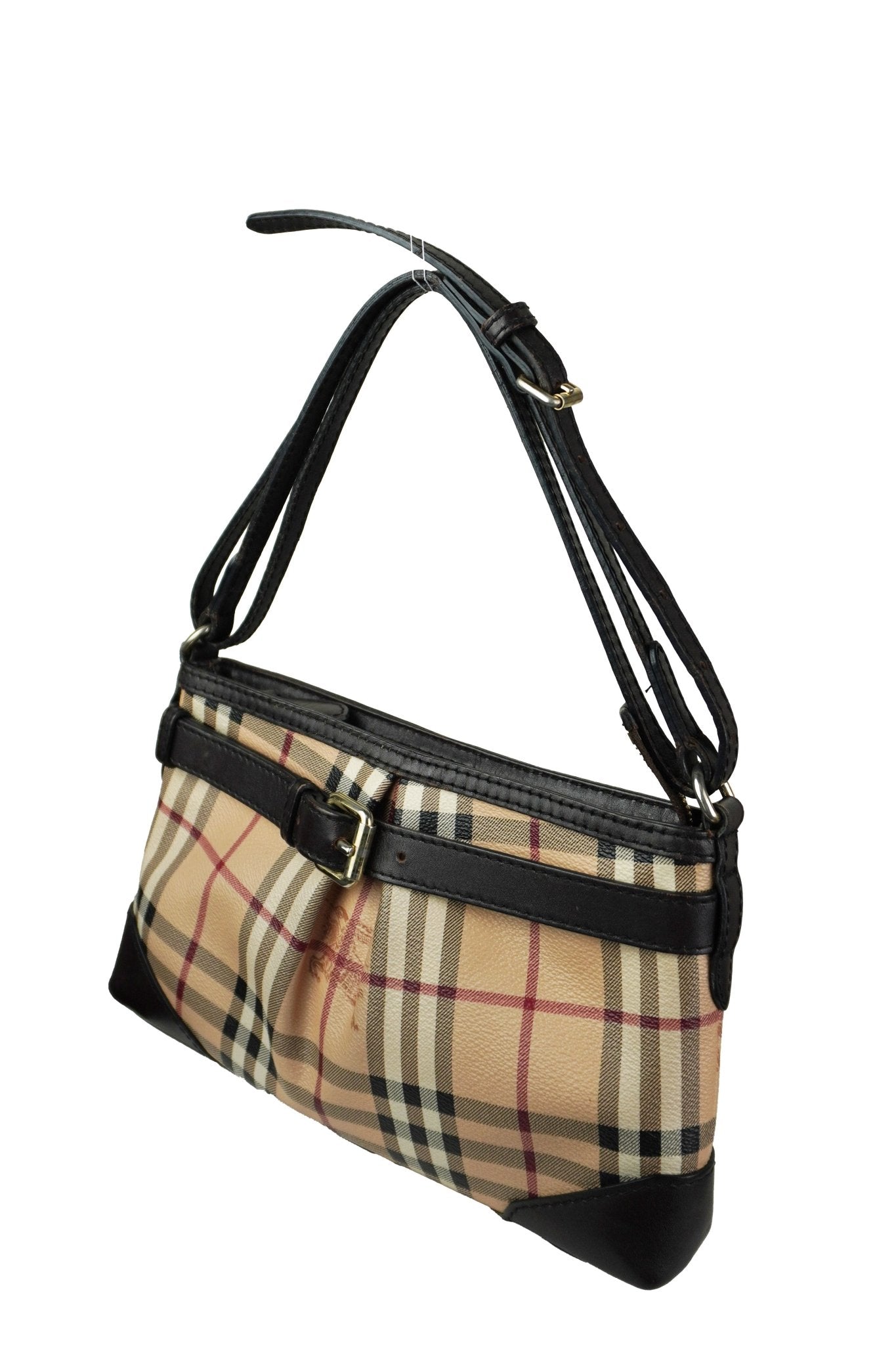 Burberry Canvas Leather Shoulder Bag - Jade Vintage