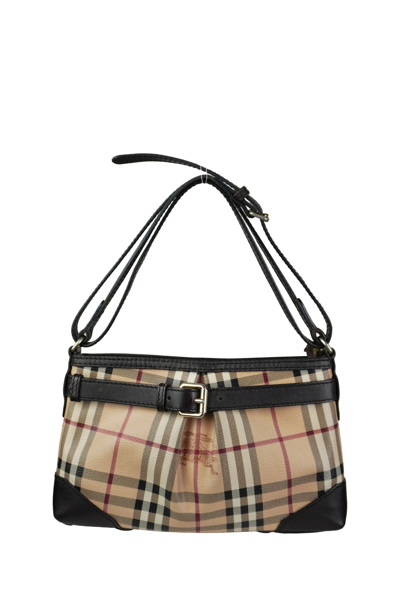 Burberry Canvas Leather Shoulder Bag - Jade Vintage