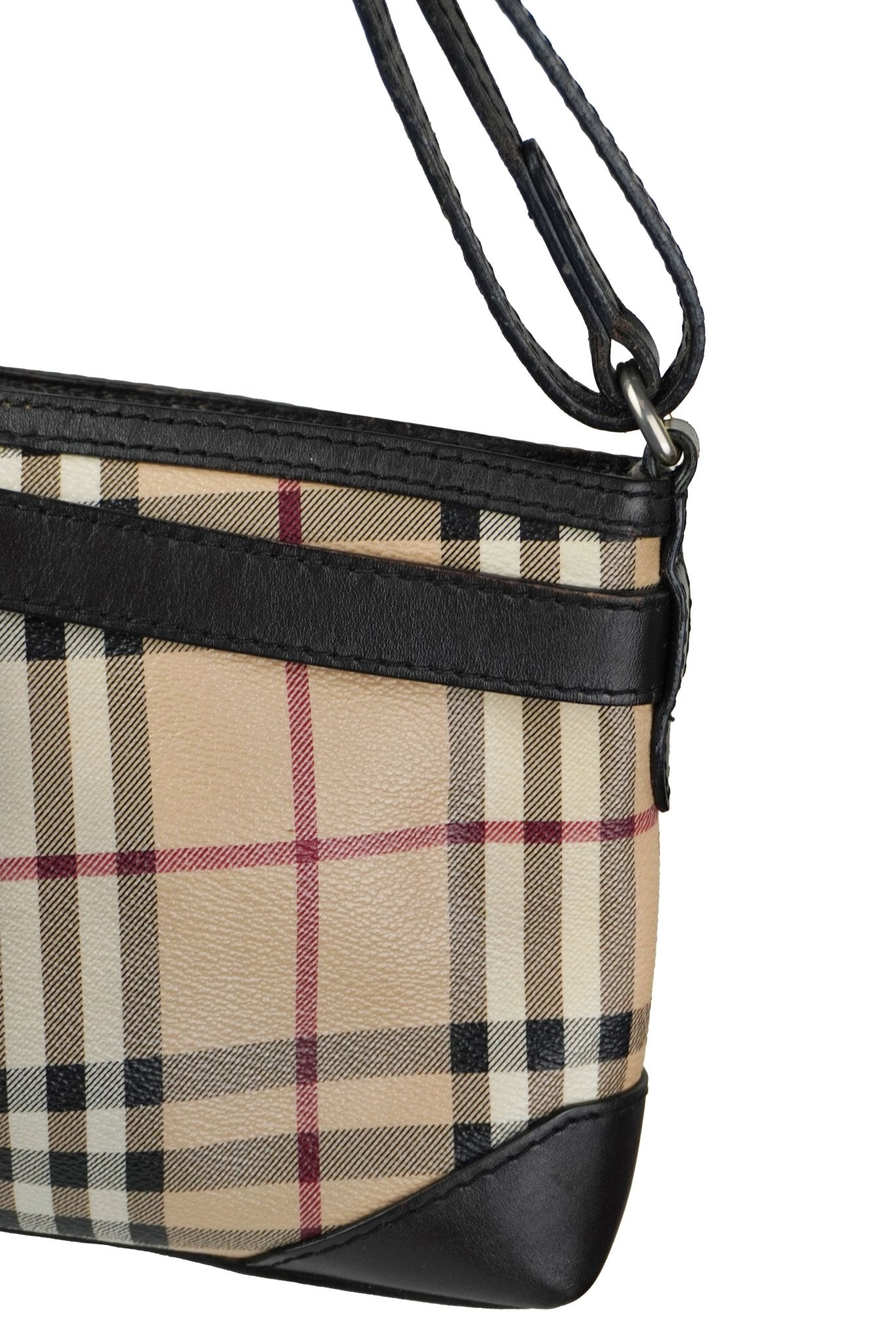 Burberry Canvas Leather Shoulder Bag - Jade Vintage