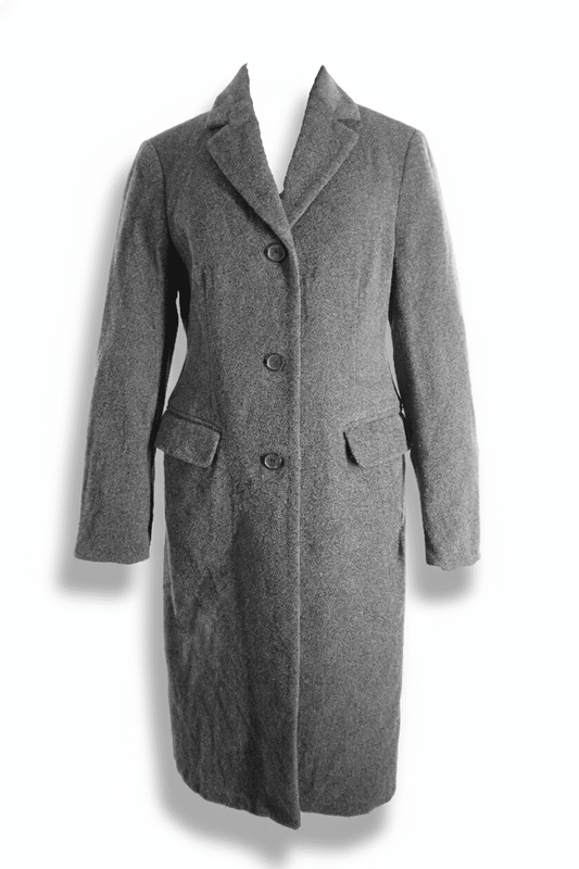Burberry Grey Coat / 36 - Jade Vintage