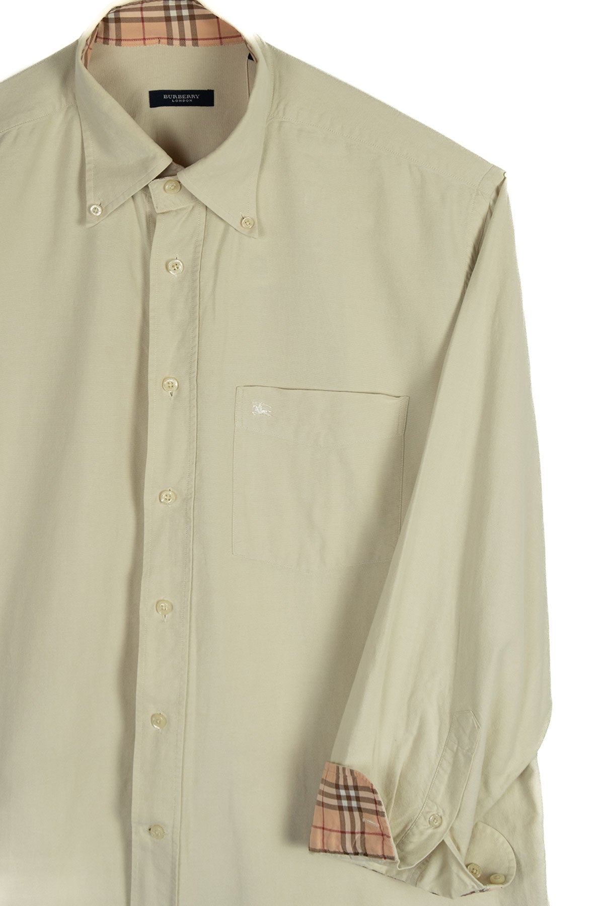 Burberry London Beige Dress Shirt - Jade Vintage