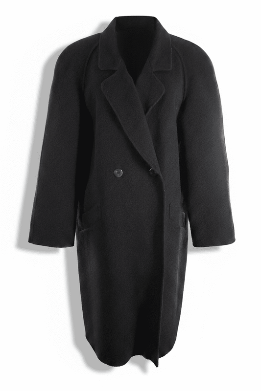 Burberry Wool and Cashmere Coat / 36 - Jade Vintage