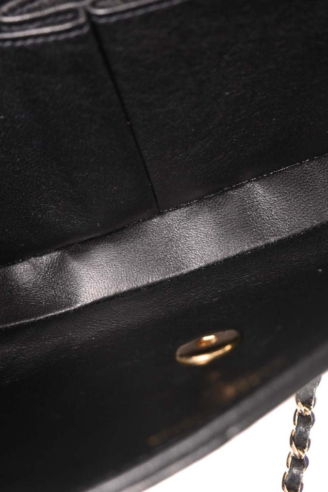 Chanel East West Crossbody Flap Bag 24K Gold Hardware - Jade Vintage