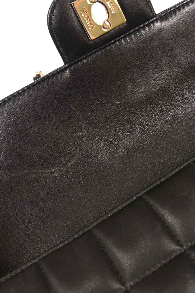 Chanel East West Crossbody Flap Bag 24K Gold Hardware - Jade Vintage