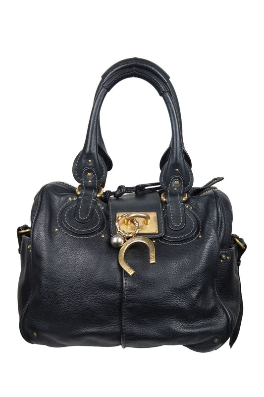 Chloe Paddington Square Tote Shoulder Bag - Jade Vintage