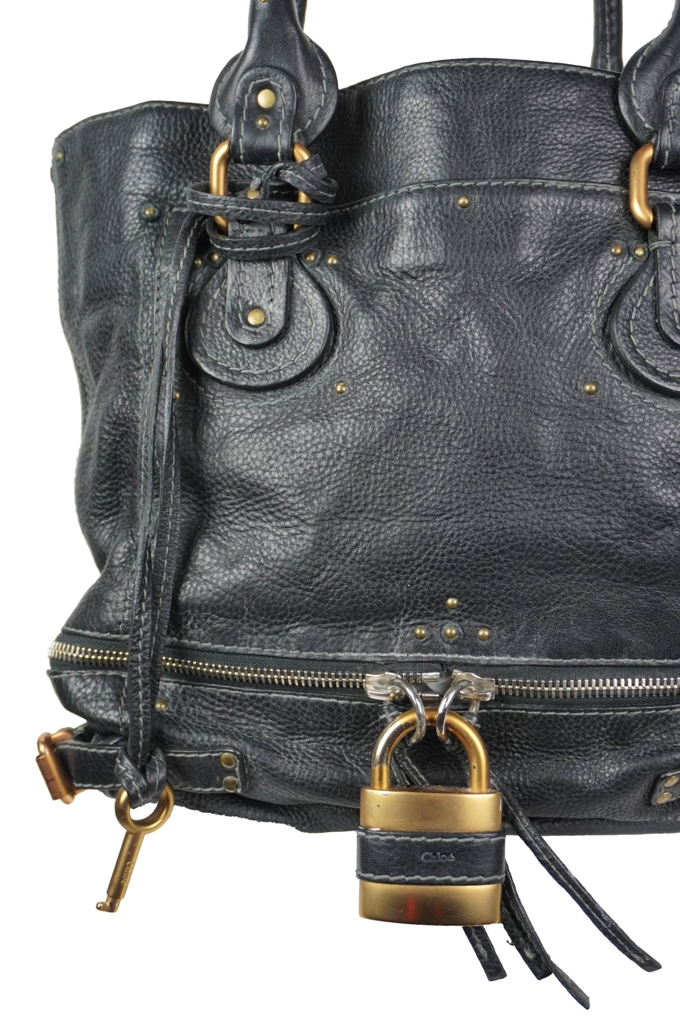 Chloe Paddington Tote Bag - Jade Vintage