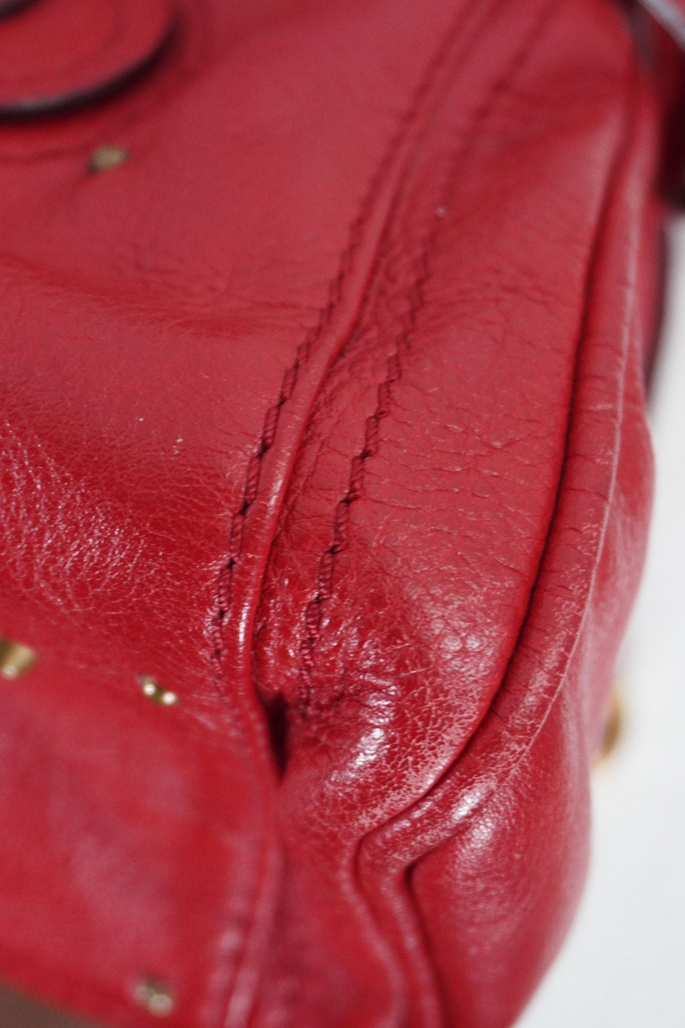 Chloe Red Paddington - Jade Vintage