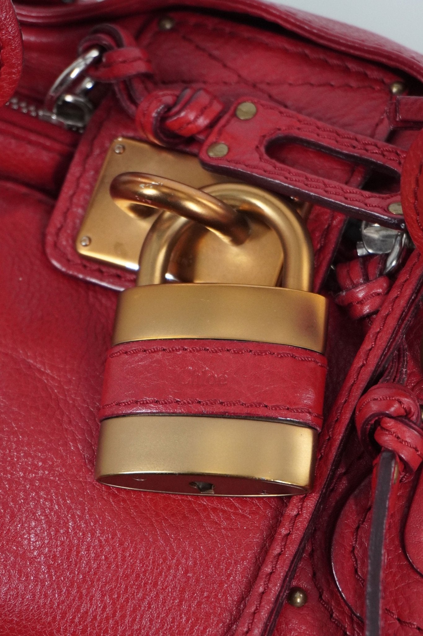 Chloe Red Paddington - Jade Vintage