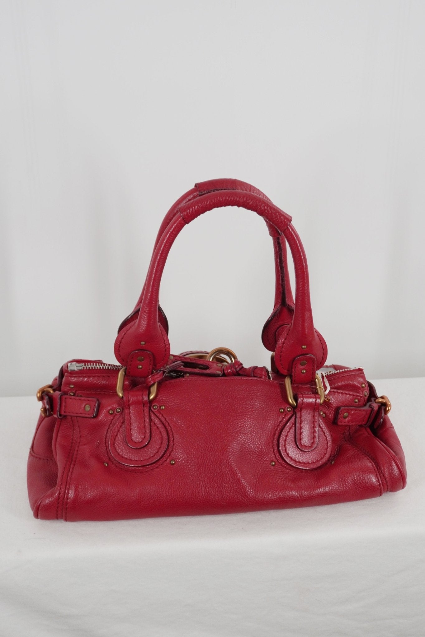 Chloe Red Paddington - Jade Vintage