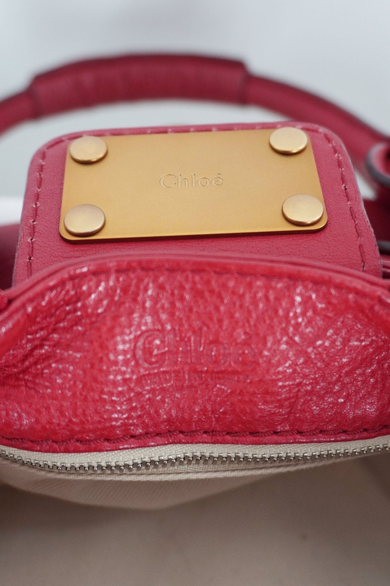 Chloe Red Paddington - Jade Vintage