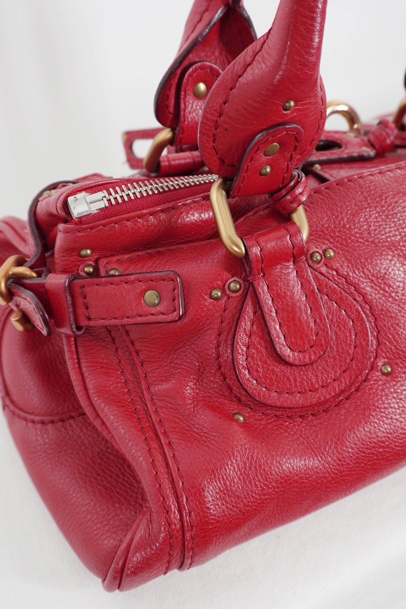 Chloe Red Paddington - Jade Vintage