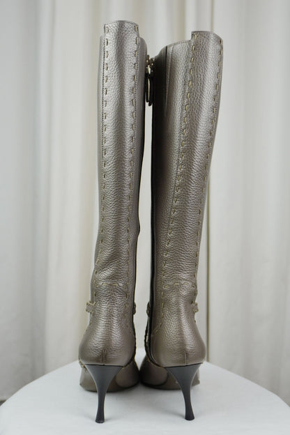 Fendi Heeled Boots / 35 - Jade Vintage