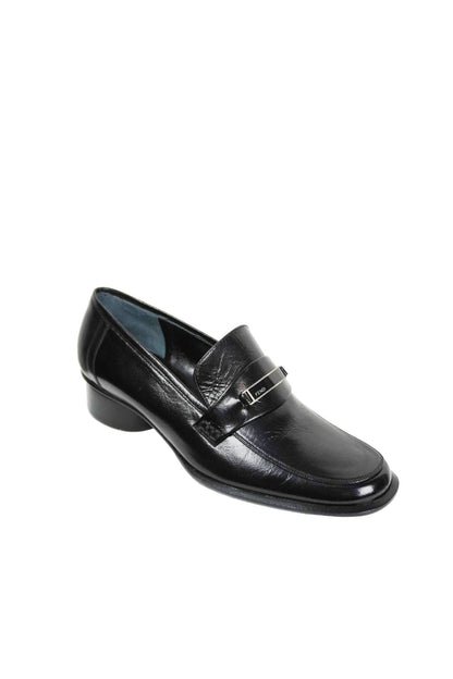 Fendi Heeled Loafers / 36.5 - Jade Vintage