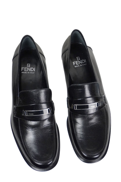 Fendi Heeled Loafers / 36.5 - Jade Vintage