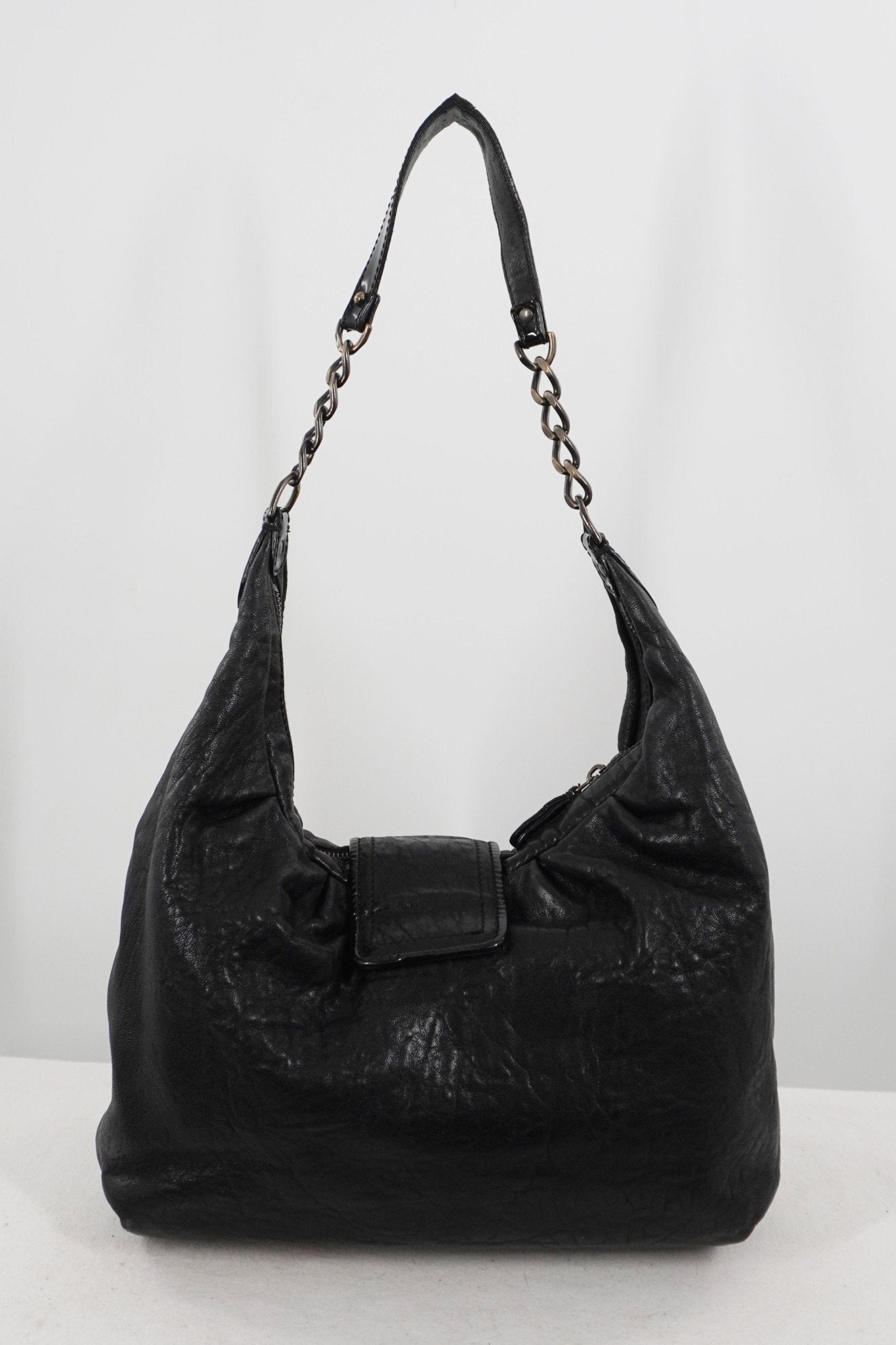 Fendi Leather Hobo Bag - Jade Vintage