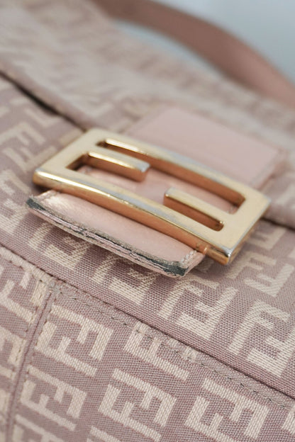 Fendi Mamma Baguette Beige Pink - Jade Vintage