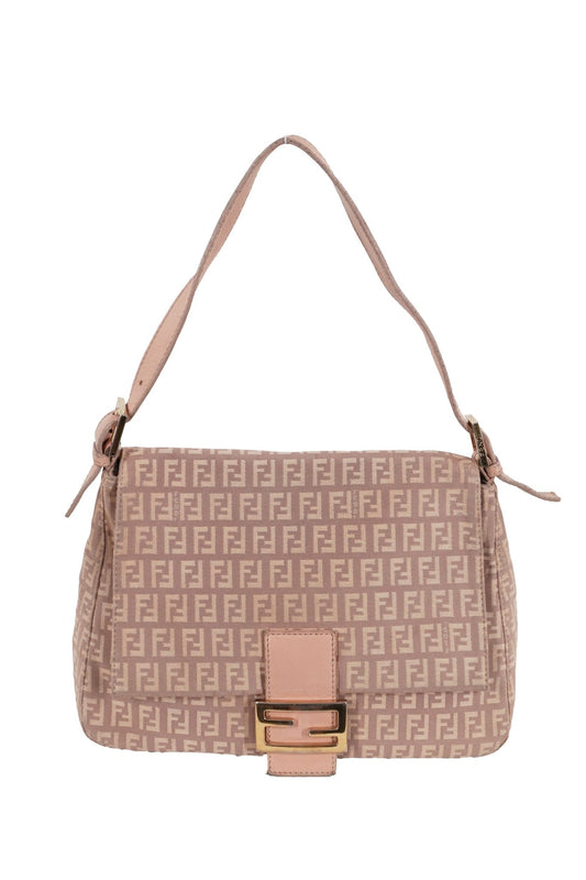 Fendi Mamma Baguette Beige Pink - Jade Vintage
