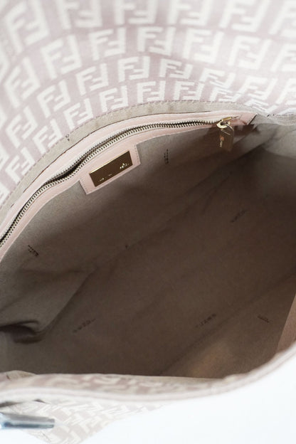 Fendi Mamma Baguette Beige Pink - Jade Vintage