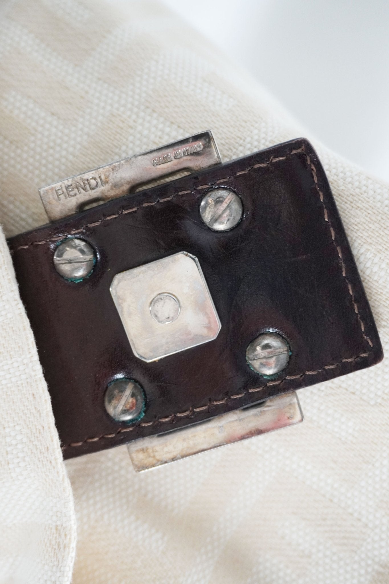 Fendi Mamma Baguette Cream - Jade Vintage