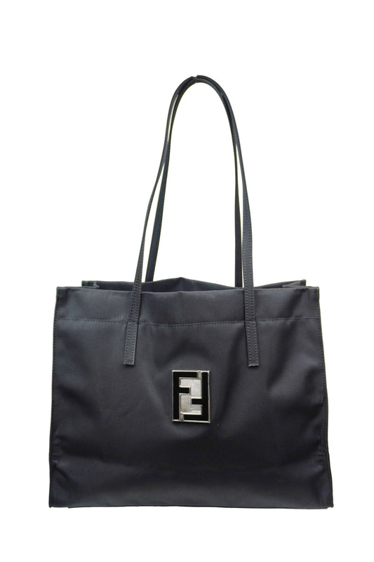 Fendi Nylon Tote Bag - Jade Vintage