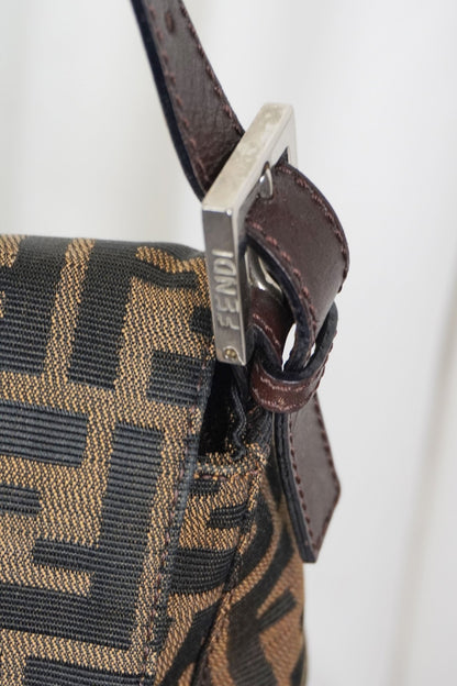 Fendi Zucca Mamma Baguette - Jade Vintage