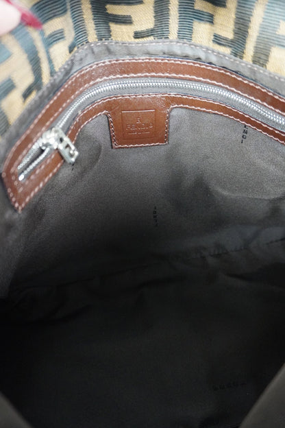 Fendi Zucca Mamma Baguette - Jade Vintage