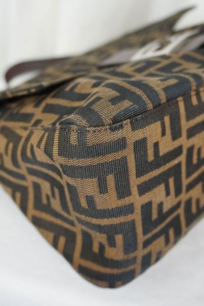 Fendi Zucca Mamma Baguette - Jade Vintage