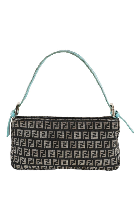 Fendi Zucca Mini Pochette Bag - Jade Vintage