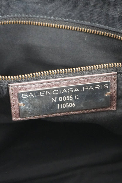 F/W 2009 Balenciaga Charbon Brown Weekender - Jade Vintage