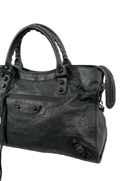 F/W 2011 Balenciaga City Bag Anthracite - Jade Vintage