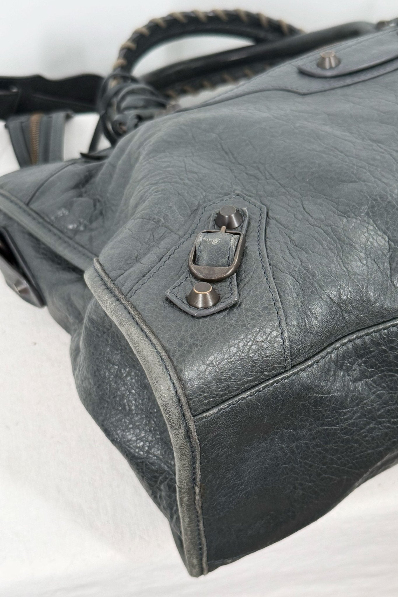 F/W 2011 Balenciaga City Bag Anthracite - Jade Vintage