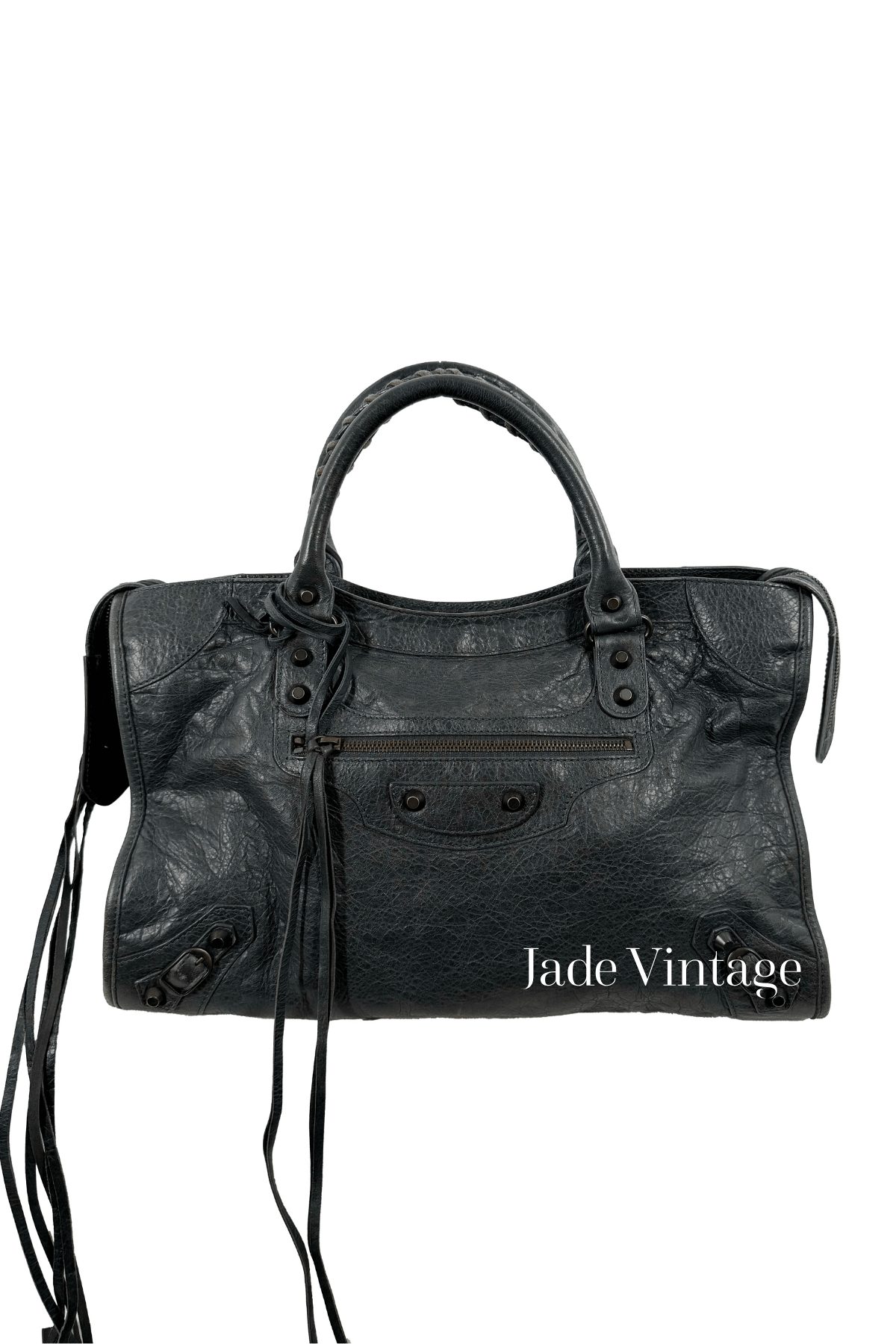 F/W 2011 Balenciaga City Bag Anthracite - Jade Vintage