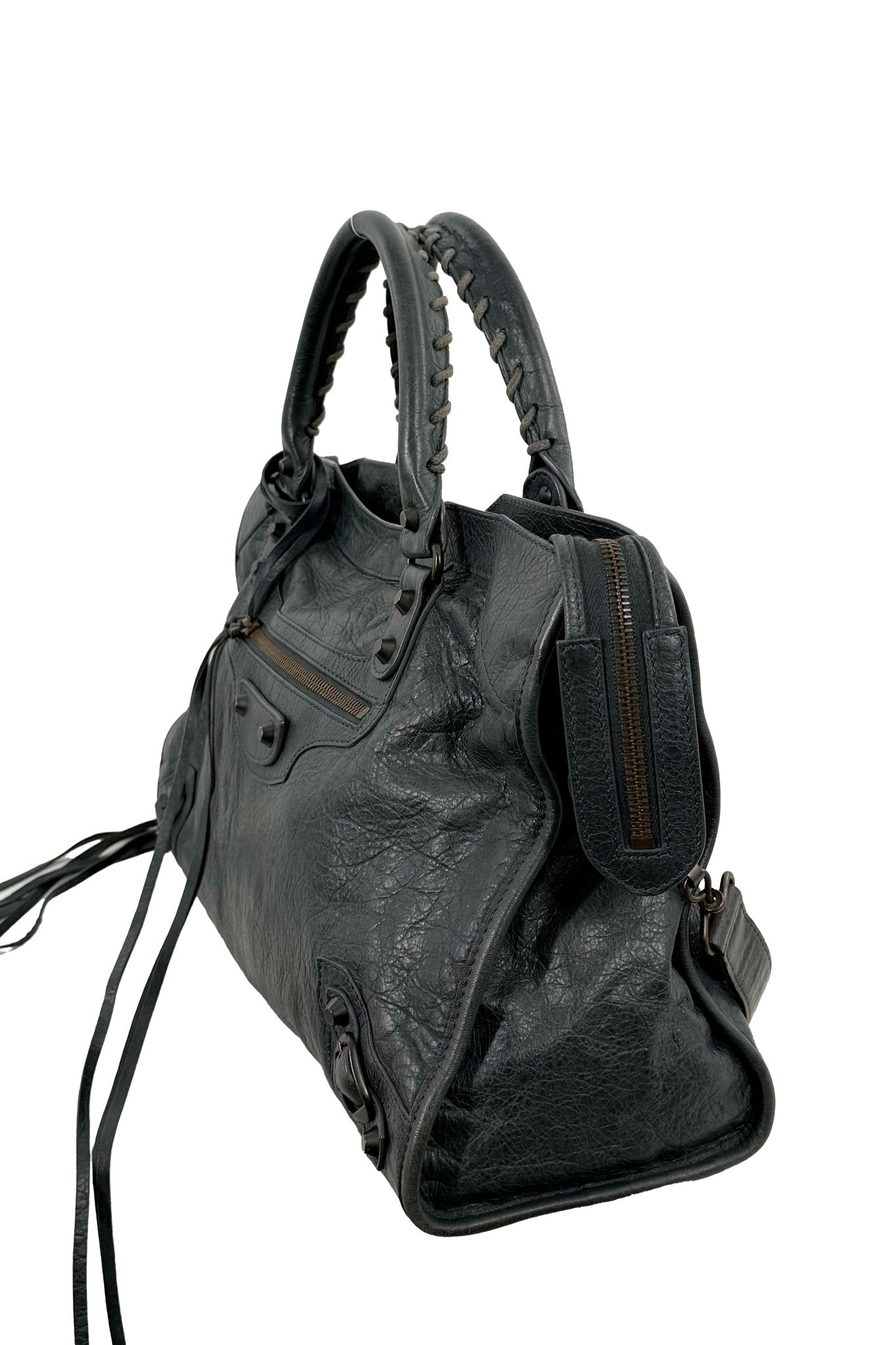 F/W 2011 Balenciaga City Bag Anthracite - Jade Vintage