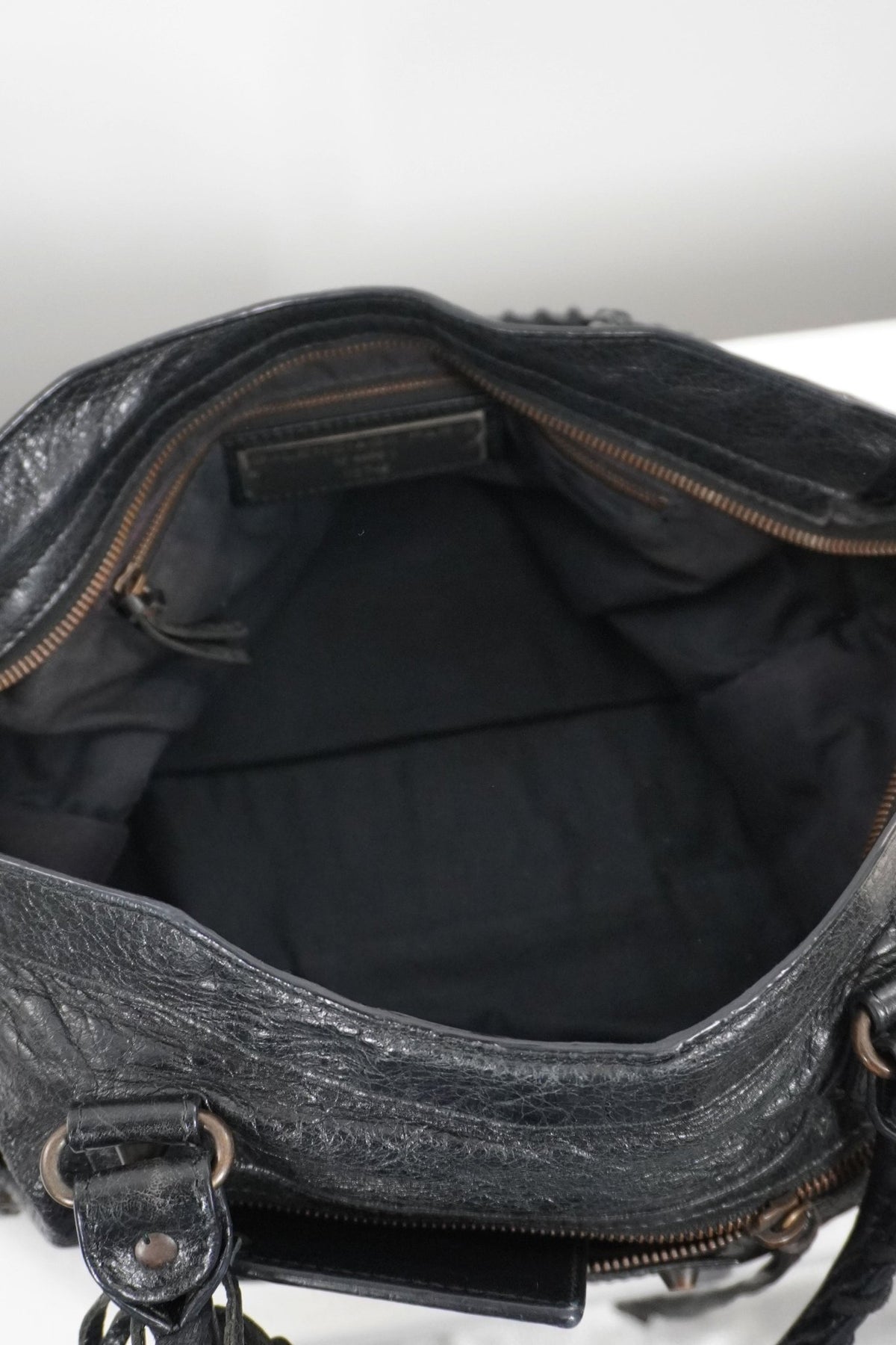 F/W 2013 Balenciaga Black Medium City Bag - Jade Vintage