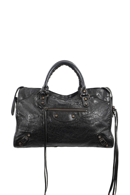 F/W 2013 Balenciaga Black Medium City Bag - Jade Vintage