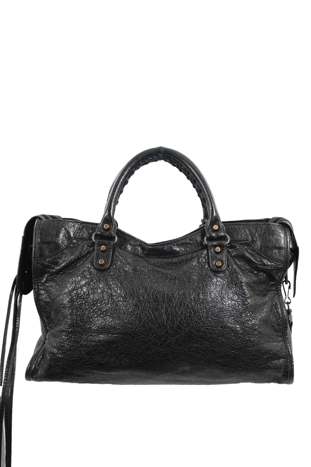 F/W 2013 Balenciaga Black Medium City Bag - Jade Vintage